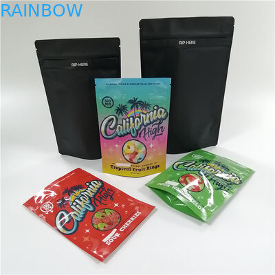 Gummies Gravure Printing Tobacco Packaging Pouch 3.5g 7g 14g