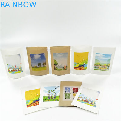 MOPP VMPET Biodegradable Kraft Paper Bag 100mircon