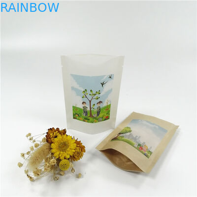 Kraft Paper MOPP VMPET Stand Up  Bags 18x26cm