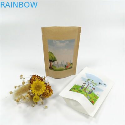 Kraft Paper MOPP VMPET Stand Up  Bags 18x26cm