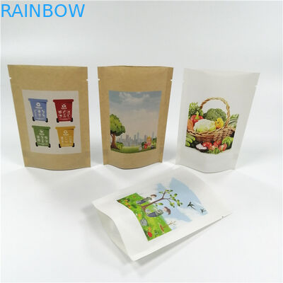 Kraft Paper MOPP VMPET Stand Up  Bags 18x26cm