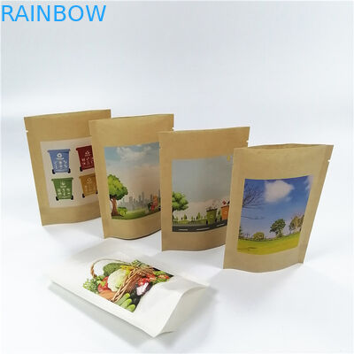 Biodegradable 100mircon VMPET Kraft Paper Packaging Bag