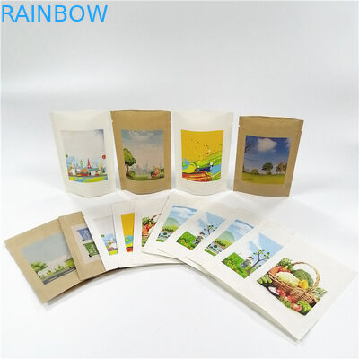 Biodegradable 100mircon VMPET Kraft Paper Packaging Bag