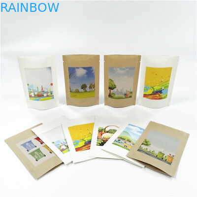 Biodegradable 100mircon VMPET Kraft Paper Packaging Bag