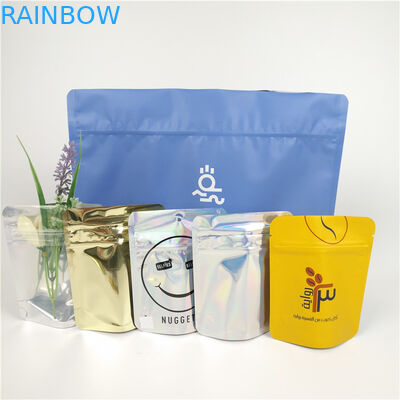 Resealable SGS Edible Childproof Mylar Bag For Peanut Butter