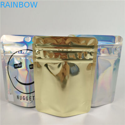 FDA MOPP VMPET Smell Proof Smoking Bags For Tobacco Weed