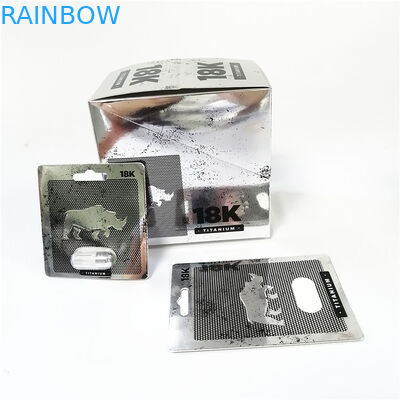 Pussycat Package Rhino Capsule Pills Blister Card UV printing