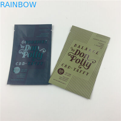 Plastic UV Printing Foil Mylar  Stand Up Pouches With Window