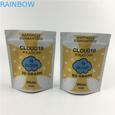 Soft Touch Weed Mylar custom printed stand up pouches Matte Child Resistant