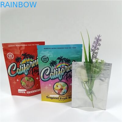 14g Digital Printed Gummies small stand up pouch Food Grade Plastic