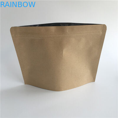 Heat Seal Kraft Paper Tea Coffee Snack Bag Packaging Printed Moisture Proof