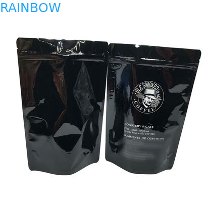  Tear Notch Coffee Beans Plastic Pouch Packaging 100g 200g 250g 500g