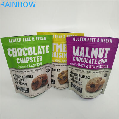 Plastic Stand Up  Packaging Bags Printed 1 Gallon Food Grade