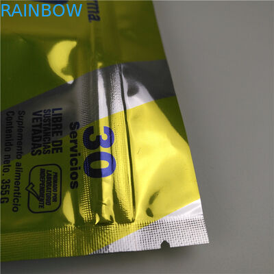 Snack Glossy Colored Zip Lock Plastic Pouches Packaging Smell Proof