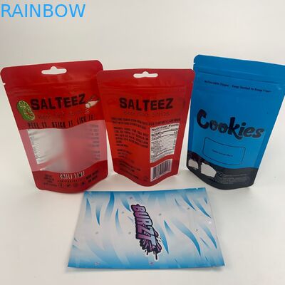 CBD Oil Clear Window Mylar Foil Plastic Packaging Bag Child Proof