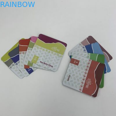 Aluminum Foil Custom Sachet Packaging Printed 3 Sides Heat Seal