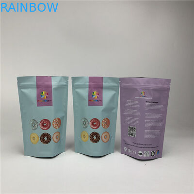 Cookie Plastic Packaging Aluminum Foil Digital Printed Stand Up Pouches Resealable Zip Lock Bags