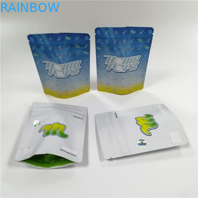 Custom Resealable Childproof Mylar Digital Printed Stand Up Pouches With Zipper