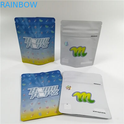 Gummy Bear Edible Mylar Plastic Aluminum Foil Bags Soft Touch