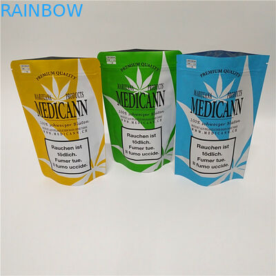 Gummy Bear Edible Mylar Plastic Aluminum Foil Bags Soft Touch