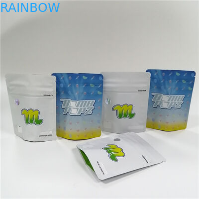Small Edible CBD Flower Mylar Stand Up Pouch Child Resistant 3.5 Grams