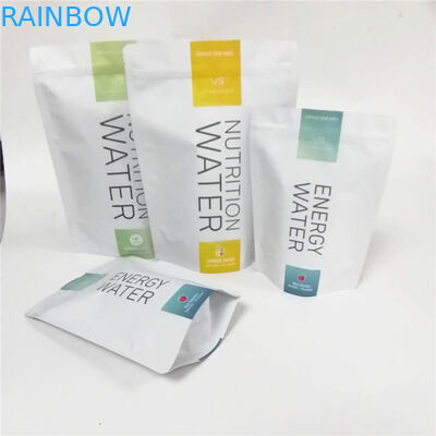 Custom Plastic Mylar Stand Up Zipper Pouch Bags For Bath Bomb Packaging