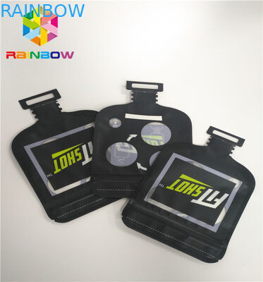 Candy Packaging Irregular Shape Custom Plastic Bags With Zipper