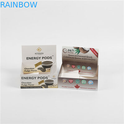 Snacks Cookies 50g Matte Display Paper Box Foldable Convient