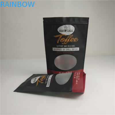 Custom Printed Laminated Edible Mylar Candy Food Packaging With Window