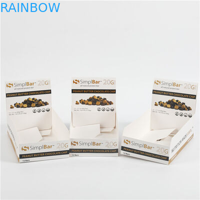 Snack Fruit Chocolate Bar Display Cardboard Paper Box Packaging Custom Printed