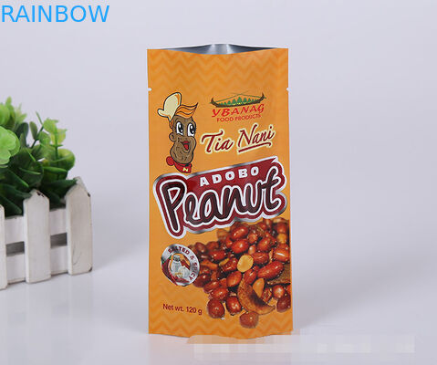 Matte Reusable Stand Up Plastic Pouch Packaging 120 Micron Customized Logo