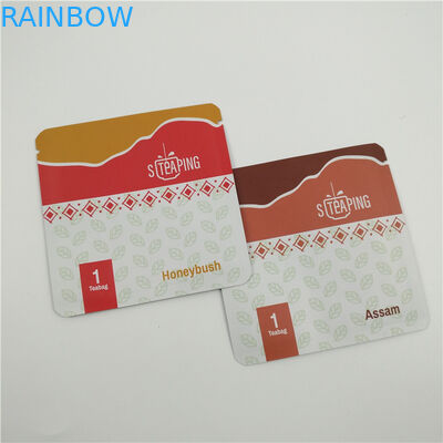 Tea Mylar Heat Seal Aluminum Foil Bag Food Grade Smell Proof Gravure Printing