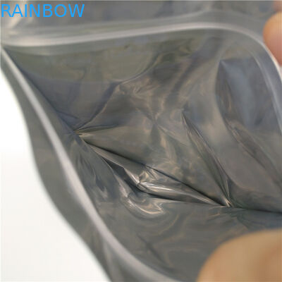 Stand Up Zip Lock Heat Seal Plastic Pouches For Food Packaging Leak Proof