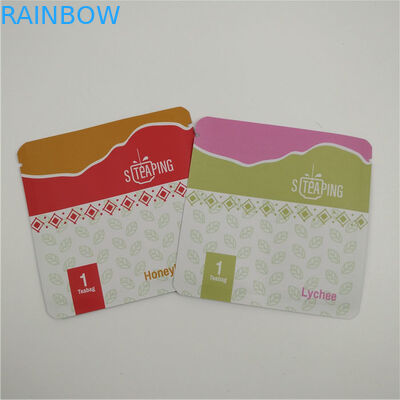 Aluminium Foil Matte Heat Seal Tea Packaging Bag Eco Friendly Moisture Proof