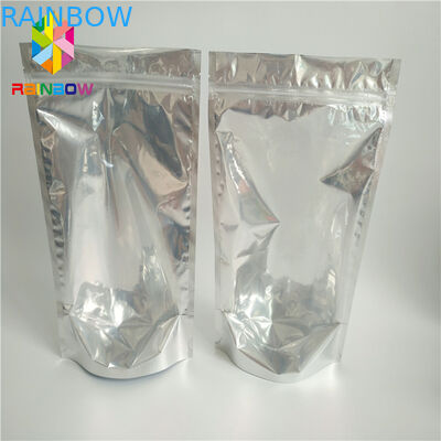 Custom One Side Clear Small Mylar Plastic Bags With Zip Lock