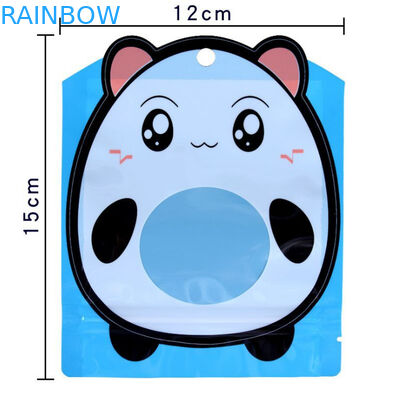 Irregular Shape 3 Side Heat Sealed Plastic Bags Smell Proof For Candy