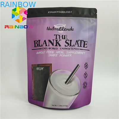 Food Packaging Matte Plastic Zip Lock Stand Up Pouch Bag For Candy Nuts