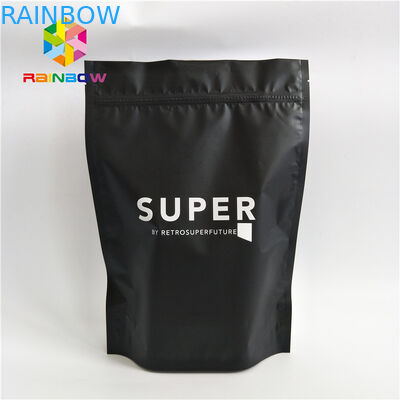 Coffee Aluminum Foil MOPP Stand Up Zipper Pouch Bags Custom Printing 140 Mic