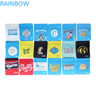 Cookies California Sf 8th 3.5g Mylar Zip Lock Childproof Flower Bags Small Size 3.5g Cookies Bags With Hologram Stickers