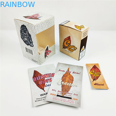 2020 New Design Grabba Leaf Cigar Wraps Packaging Paper Box Blunt leaves Package Display Set