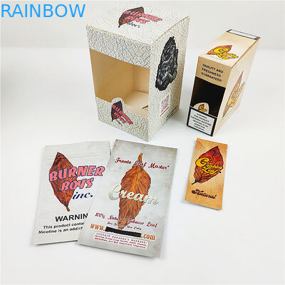 Customized Logo Printed Paper box Grabba Leaf Kraft Paper Boxes for Grabba Leaf