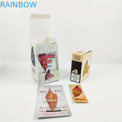 Customized Logo Printed Paper box Grabba Leaf Kraft Paper Boxes for Grabba Leaf