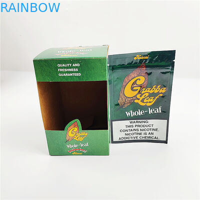 Cheap Customized  Paper Gift boxe natural grabba leaf wraps package bags and display box for grabba fronto leaf wrapper
