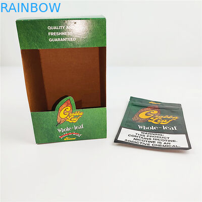 Low Moq Customized Printed Fronto Cigar Grabba Leaf Kraft Paper Boxes for Leaf Packaging