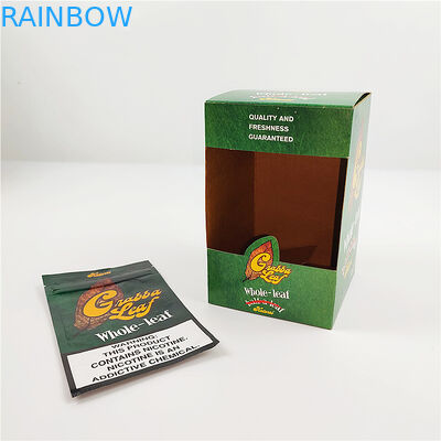Low Moq Customized Printed Fronto Cigar Grabba Leaf Kraft Paper Boxes for Leaf Packaging
