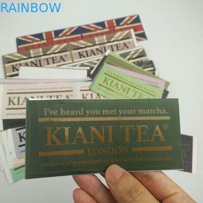 Unique Customized Adhesive Waterproof Sticker Food Product Water Bottle Custom Logo Printed Labels Sticker