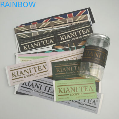 Unique Customized Adhesive Waterproof Sticker Food Product Water Bottle Custom Logo Printed Labels Sticker