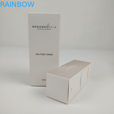 Cosmetic Packaging Box Custom Makeup Lipstic Skincare 30ml 50ml White Cardboard Paper Packing Box For Cosmetic
