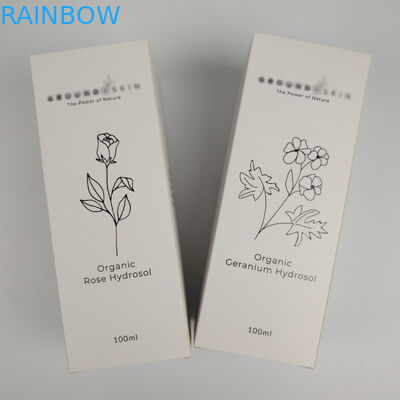 Cosmetic Packaging Box Custom Makeup Lipstic Skincare 30ml 50ml White Cardboard Paper Packing Box For Cosmetic