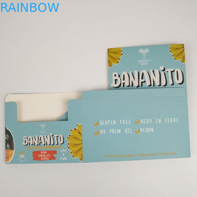 Custom Folding Cardboard Carton Tear Away Display Box,Corrugated Cardboard PDQ Counter Retail Snacks Paper Packaging Box